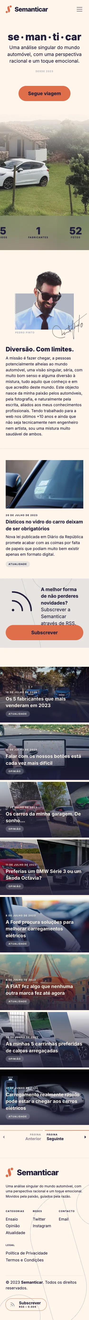 Mobile design for Semanticar
